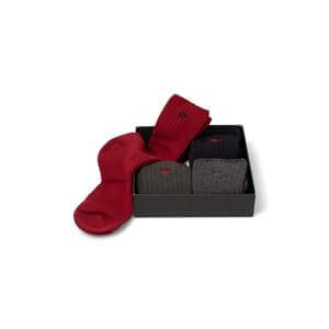 Fynch Hatton 4pk Ribbed Socks Gift Box